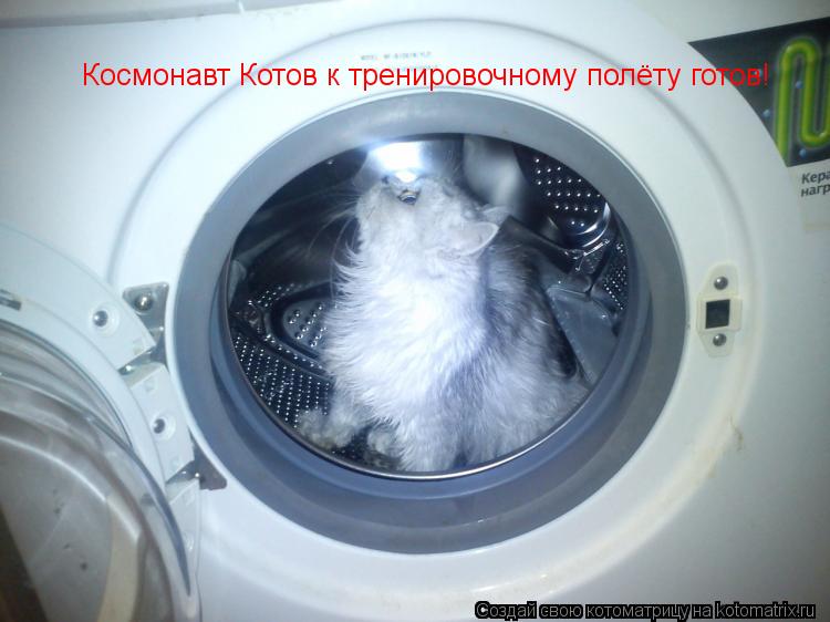 Котоматрица: Космонавт Котов к тренировочному полёту готов!