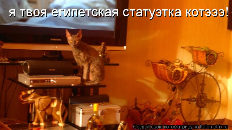 я твоя египетская статуэтка котэээ!... Котоматрица: я твоя египетская статуэтка котэээ!