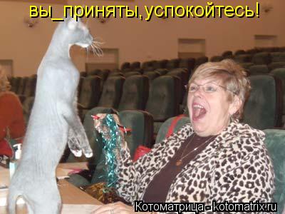 Котоматрица: вы_приняты,успокойтесь!