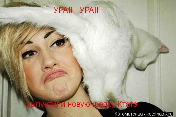 Котоматрица: УРА!!! УРА!!! Выпустили новую шапку Ктотэ