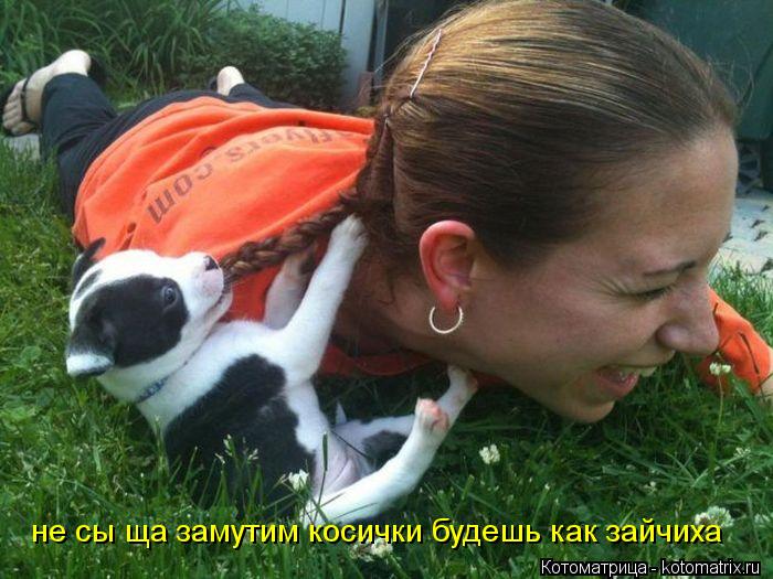 Котоматрица: не сы ща замутим косички будешь как зайчиха
