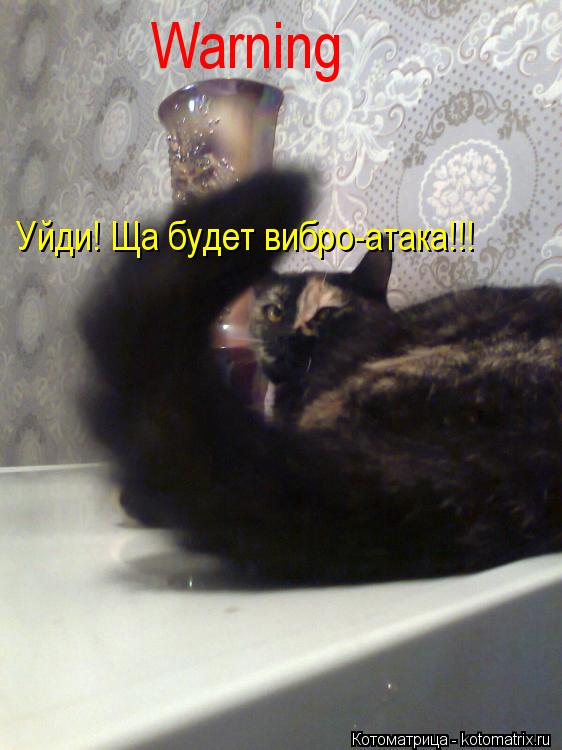 Котоматрица: Уйди! Ща будет вибро-атака!!! Warning