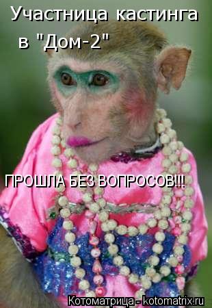 Котоматрица: Участница кастинга в "Дом-2" ПРОШЛА БЕЗ ВОПРОСОВ!!!