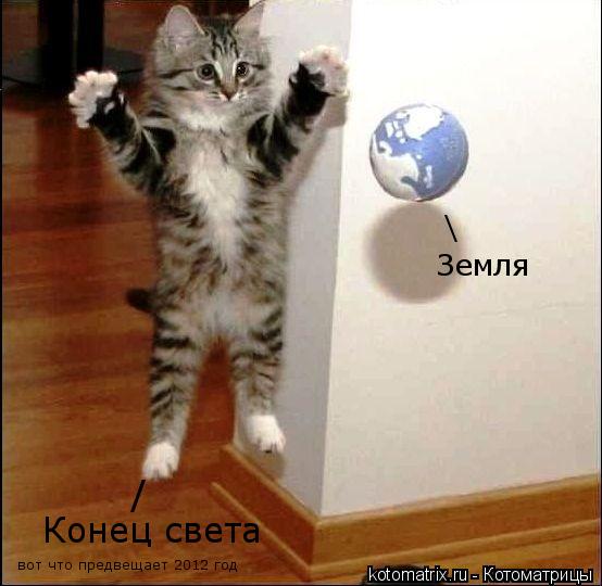 Котоматрица: \ Земля Конец света / вот что предвещает 2012 год