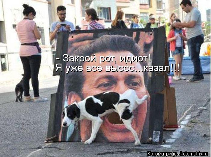 - Закрой рот, идиот! Я уже все выссс...казал!!!... Котоматрица: - Закрой рот, идиот! Я уже все выссс...казал!!!