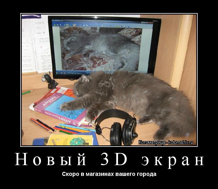 Котоматрица:               Новый 3D экран           Скоро в магазинах вашего города