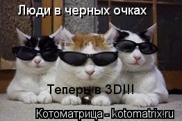 Люди в черных очках Теперь в 3D!!!... Котоматрица: Люди в черных очках Теперь в 3D!!!