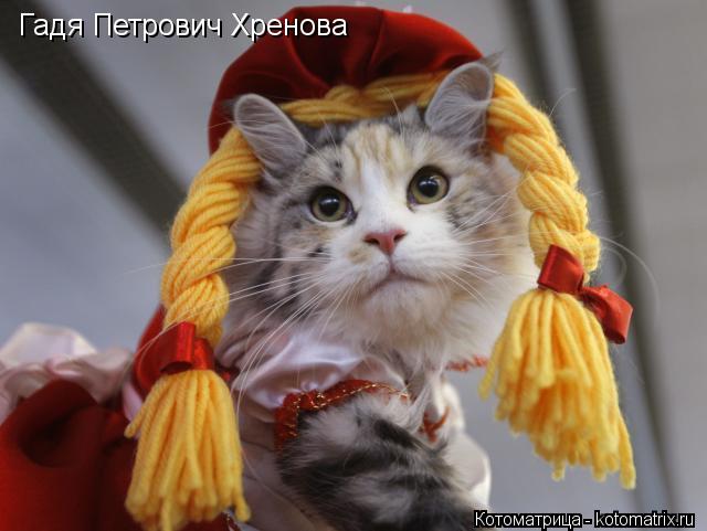 Гадя Петрович Хренова... Котоматрица: Гадя Петрович Хренова