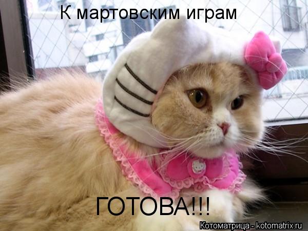 К мартовским играм ГОТОВА!!!... Котоматрица: К мартовским играм ГОТОВА!!!