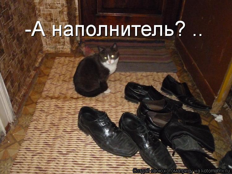 -А наполнитель? ..... Котоматрица: -А наполнитель? ..