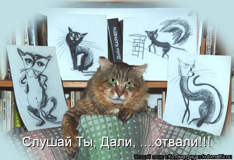 Котоматрица: Слушай Ты, Дали, ....отвали!!!