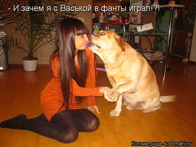 Котоматрица: - И зачем я с Васькой в фанты играл!?!