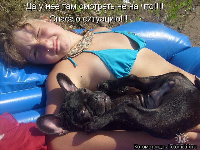 Котоматрица: Да у нее там смотреть не на что!!!! Спасаю ситуацию!!!