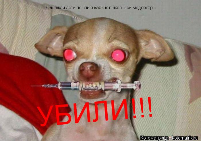 Однажди дети пошли в кабинет школьной медсестры УБИЛИ!!!... Котоматрица: Однажди дети пошли в кабинет школьной медсестры УБИЛИ!!!