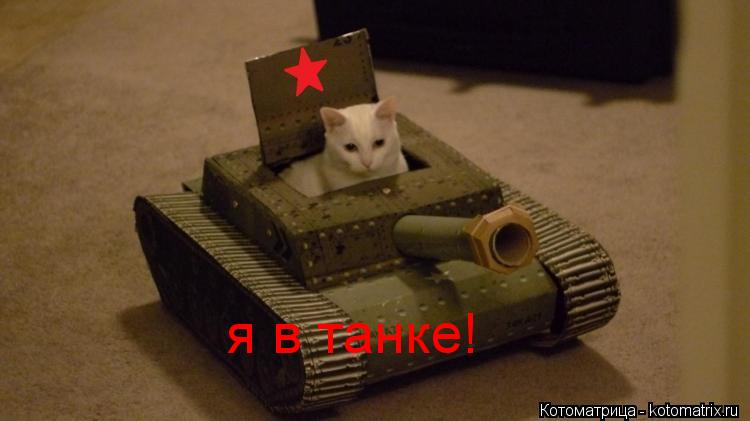 я в танке!... Котоматрица: я в танке!
