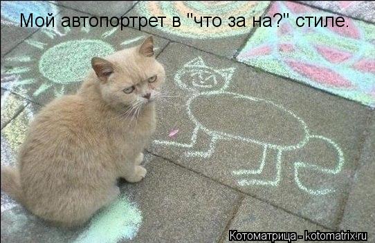 Мой автопортрет в "что за на?" стиле.... Котоматрица: Мой автопортрет в "что за на?" стиле.