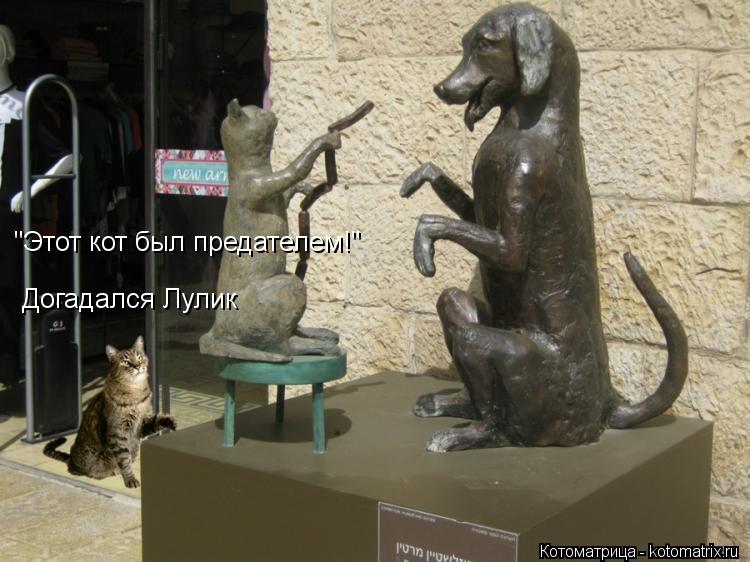 "Этот кот был предателем!" Догадался Лулик... Котоматрица: "Этот кот был предателем!" Догадался Лулик