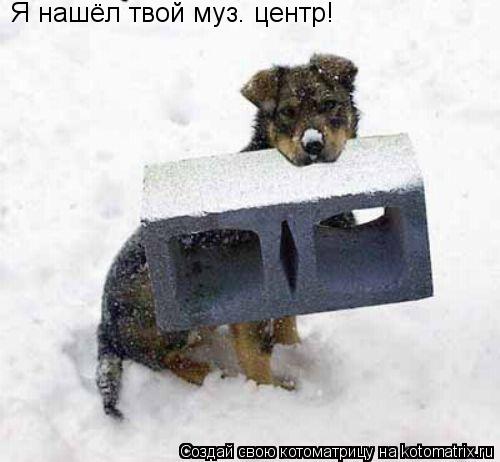 Я нашёл твой муз. центр!... Котоматрица: Я нашёл твой муз. центр!