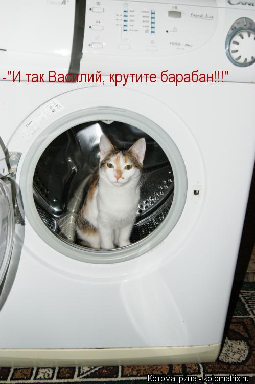 -"И так Василий, крутите барабан!!!"... Котоматрица: -"И так Василий, крутите барабан!!!"