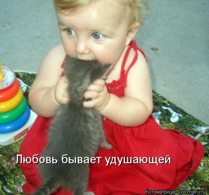 Любовь бывает удушающей... Котоматрица: Любовь бывает удушающей