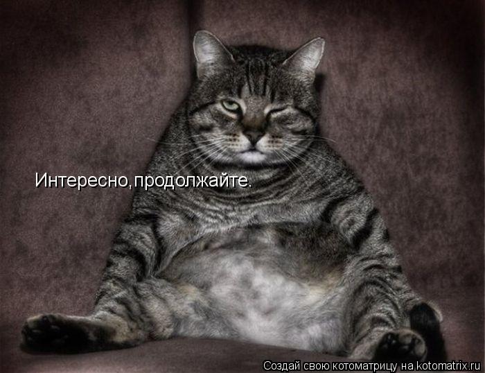 Котоматрица: Интересно,продолжайте.