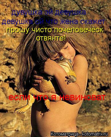 дувушка эй девушка девушка ой что жена скажет прошу чисто почеловеческ отвянте! если что я невиноват... Котоматрица: дувушка эй девушка девушка ой что жена скажет прошу чисто почеловеческ отвянте! если что я невиноват