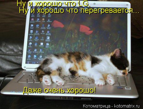Ну и хорошо что LG, Ну и хорошо что LG, Ну и хорошо что перегревается... Даже очень хорошо!... Котоматрица: Ну и хорошо что LG, Ну и хорошо что LG, Ну и хорошо что перегревается... Даже очень хорошо!
