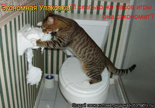 Экономная Упаковка!И сколько же часов игры Экономная Упаковка! она сэкономит?... Котоматрица: Экономная Упаковка!И сколько же часов игры Экономная Упаковка! она сэкономит?