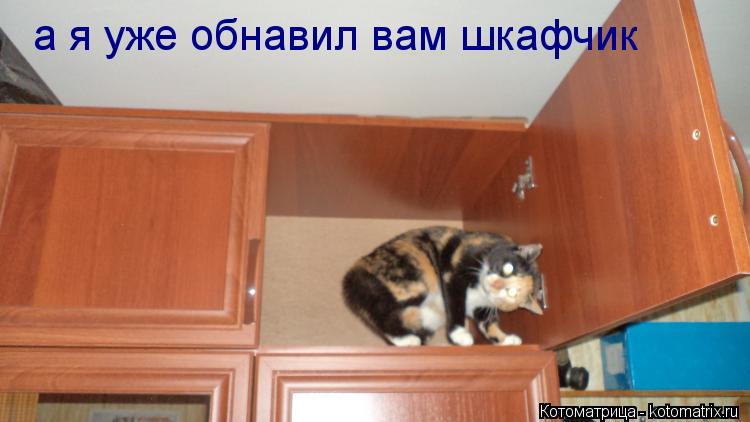 а я уже обнавил вам шкафчик... Котоматрица: а я уже обнавил вам шкафчик