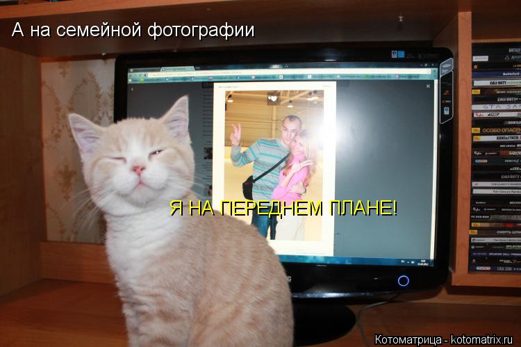 А на семейной фотографии Я НА ПЕРЕДНЕМ ПЛАНЕ!... Котоматрица: А на семейной фотографии Я НА ПЕРЕДНЕМ ПЛАНЕ!