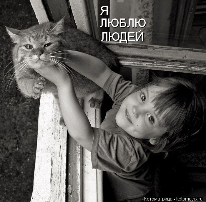 Я ЛЮБЛЮ ЛЮДЕЙ... Котоматрица: Я ЛЮБЛЮ ЛЮДЕЙ