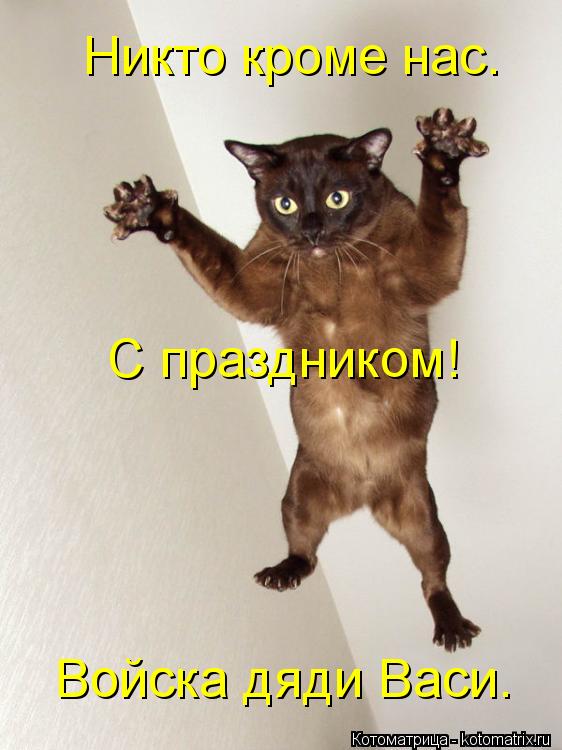Никто кроме нас. Войска дяди Васи. С праздником!... Котоматрица: Никто кроме нас. Войска дяди Васи. С праздником!