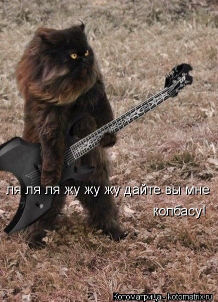 ля ля ля жу жу жу дайте вы мне колбасу!... Котоматрица: ля ля ля жу жу жу дайте вы мне колбасу!
