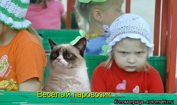 Котоматрица: Весёлый паровозик