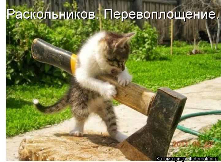 Раскольников. Перевоплощение.... Котоматрица: Раскольников. Перевоплощение.