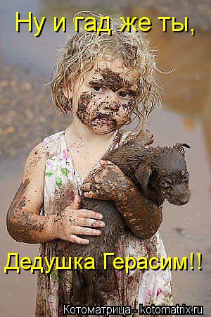 Ну и гад же ты, Дедушка Герасим!!... Котоматрица: Ну и гад же ты, Дедушка Герасим!!