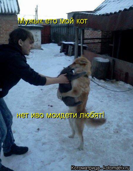 Мужык ето мой кот нет иво моидети любят!... Котоматрица: Мужык ето мой кот нет иво моидети любят!
