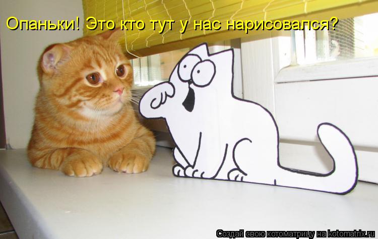Опаньки! Это кто тут у нас нарисовался?... Котоматрица: Опаньки! Это кто тут у нас нарисовался?