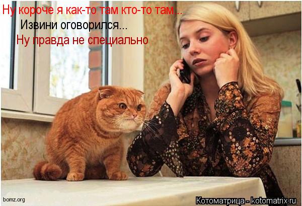 Ну короче я как-то там кто-то там... Извини оговорился... Ну правда не специально... Котоматрица: Ну короче я как-то там кто-то там... Извини оговорился... Ну правда не специально