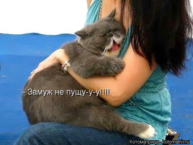- Замуж не пущу-у-у!!!!... Котоматрица: - Замуж не пущу-у-у!!!!