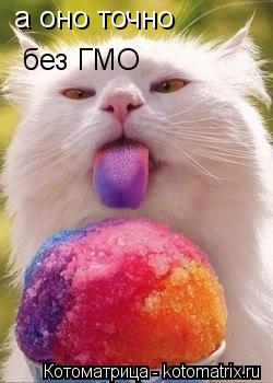 а оно точно без ГМО... Котоматрица: а оно точно без ГМО