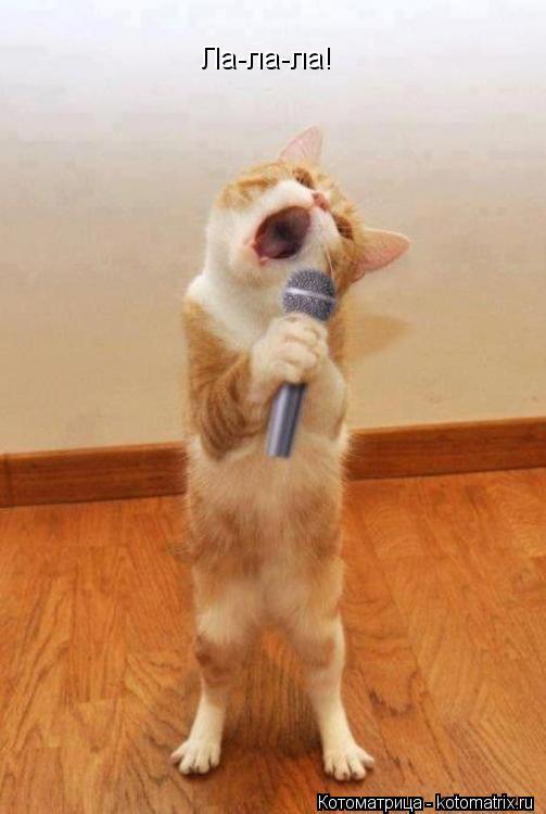 Ла-ла-ла!... Котоматрица: Ла-ла-ла!