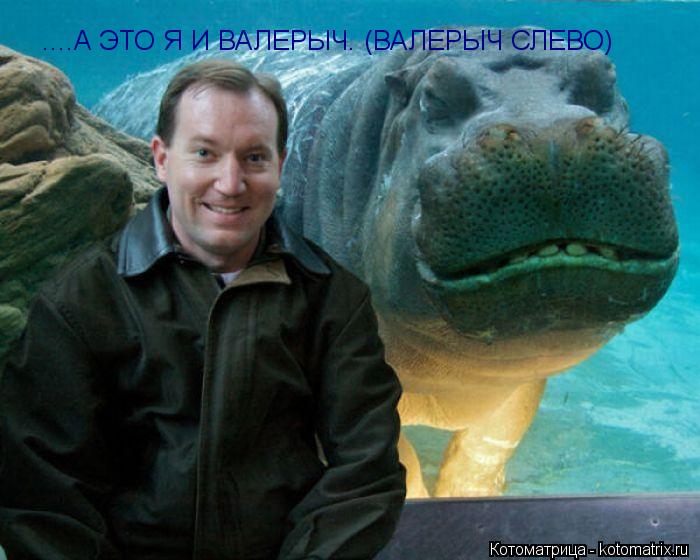 ....А ЭТО Я И ВАЛЕРЫЧ. (ВАЛЕРЫЧ СЛЕВО)... Котоматрица: ....А ЭТО Я И ВАЛЕРЫЧ. (ВАЛЕРЫЧ СЛЕВО)