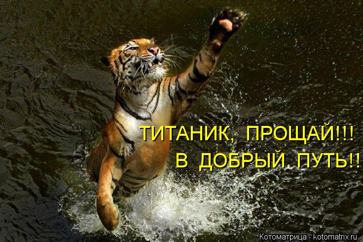 ТИТАНИК, ПРОЩАЙ!!! В ДОБРЫЙ ПУТЬ!!... Котоматрица: ТИТАНИК, ПРОЩАЙ!!! В ДОБРЫЙ ПУТЬ!!