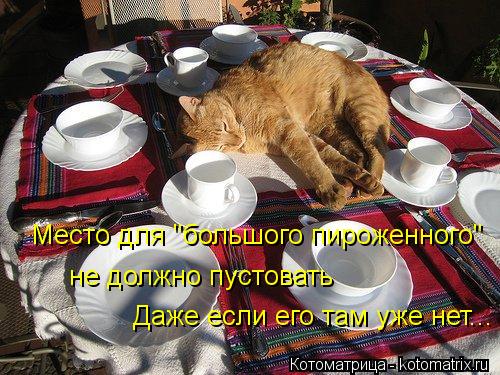 Место для "большого пироженного" Даже если его там уже нет... не должно пустовать... Котоматрица: Место для "большого пироженного" Даже если его там уже нет... не должно пустовать