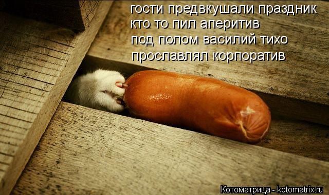 гости предвкушали праздник кто то пил аперитив под полом василий тихо прославлял корпоратив... Котоматрица: гости предвкушали праздник кто то пил аперитив под полом василий тихо прославлял корпоратив