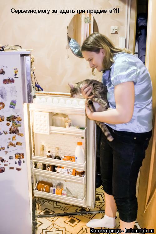 Серьезно,могу загадать три предмета?!!... Котоматрица: Серьезно,могу загадать три предмета?!!