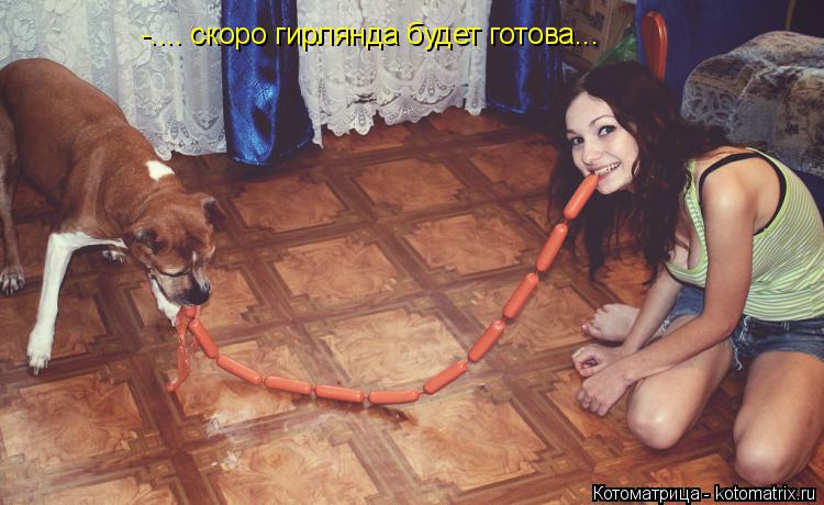 -.... скоро гирлянда будет готова...... Котоматрица: -.... скоро гирлянда будет готова...