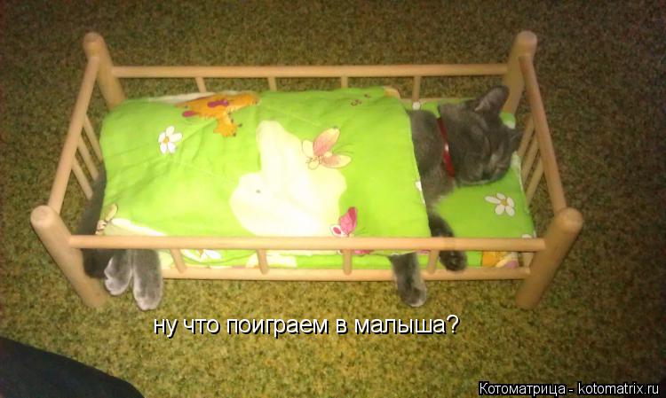 Котоматрица: ну что поиграем в малыша?