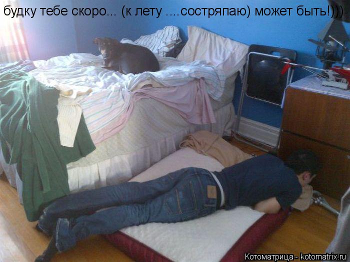будку тебе скоро... (к лету ....состряпаю) может быть!)))... Котоматрица: будку тебе скоро... (к лету ....состряпаю) может быть!)))